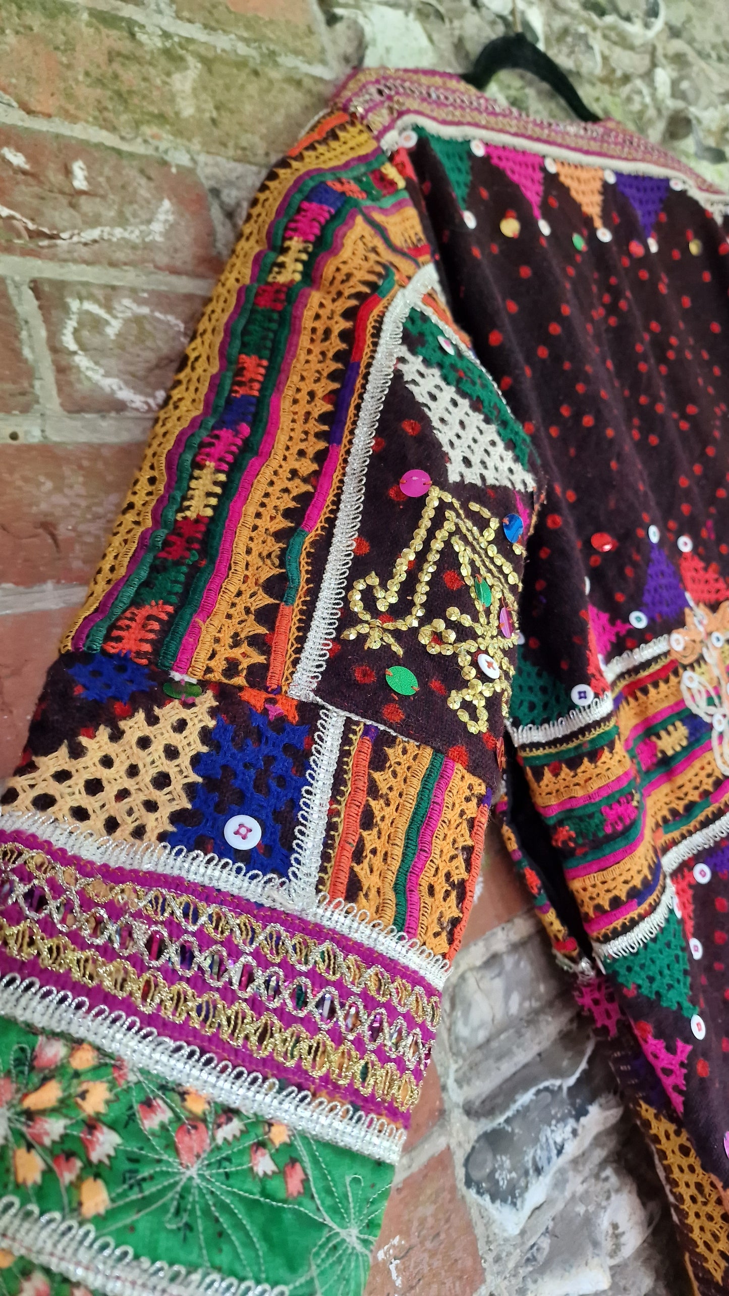 Long Vintage Tribal jacket - 4