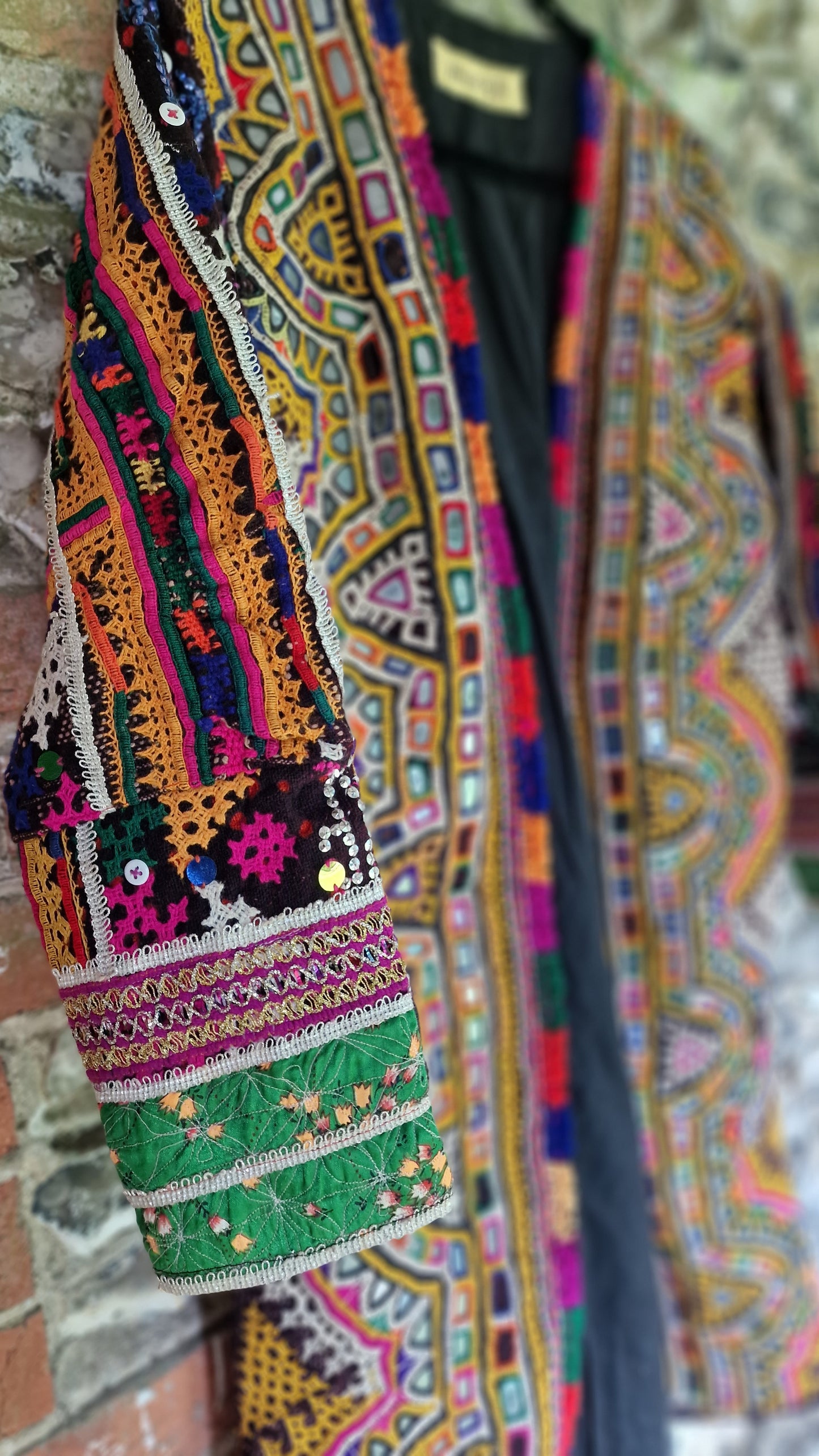 Long Vintage Tribal jacket - 4