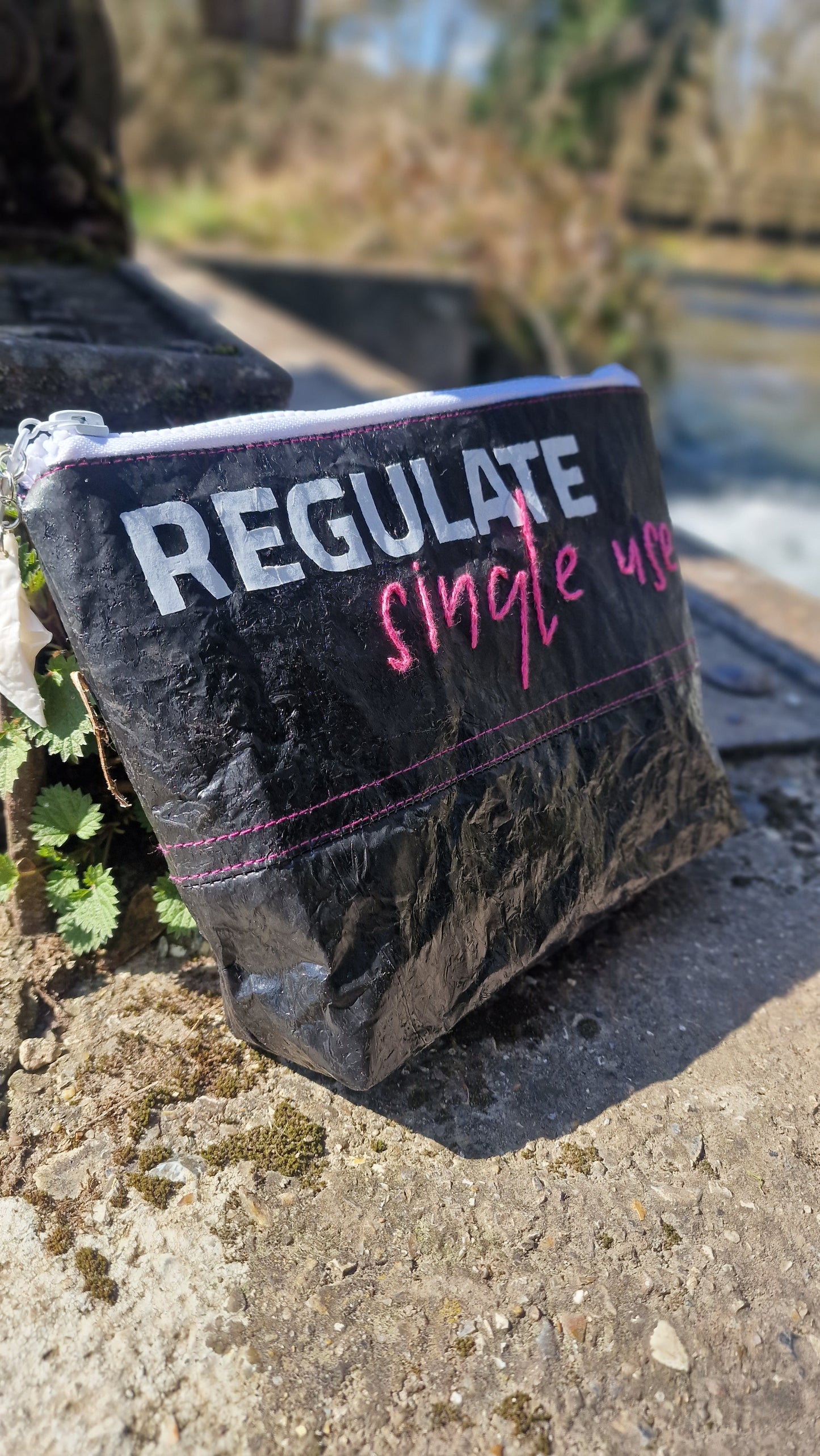 'Regulate single use' wash bag