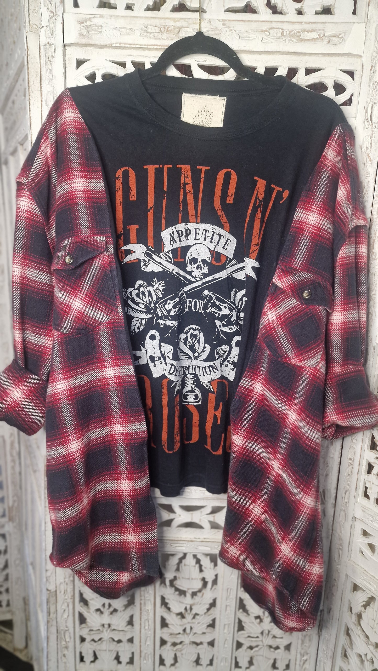'Guns'N'Roses' Upcycled Shirt-Tee