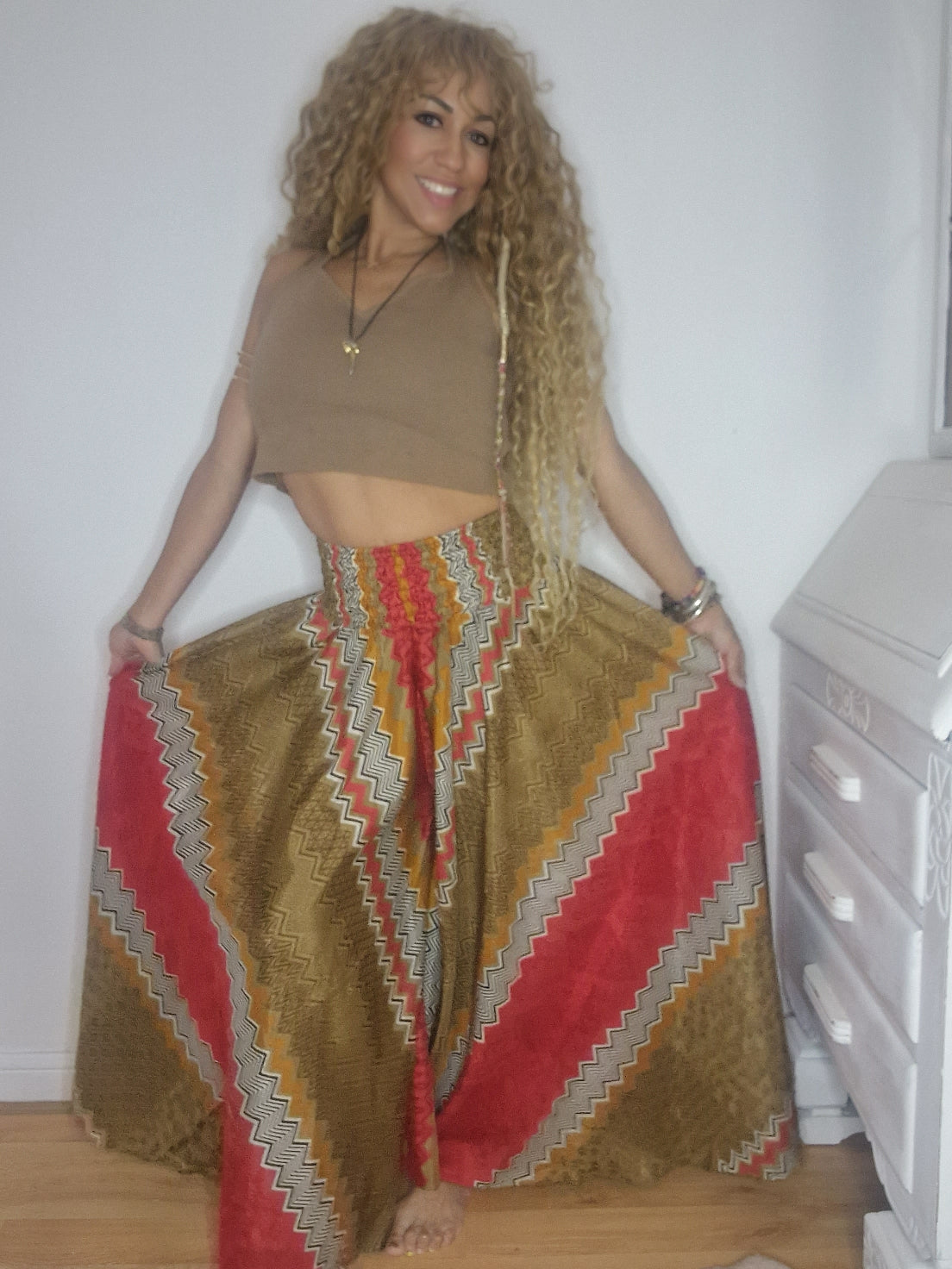 Recycled Sari Trousers