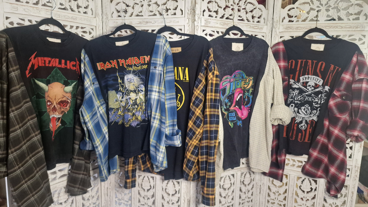 Upcycled Shirt-Tees (Rock Edition)