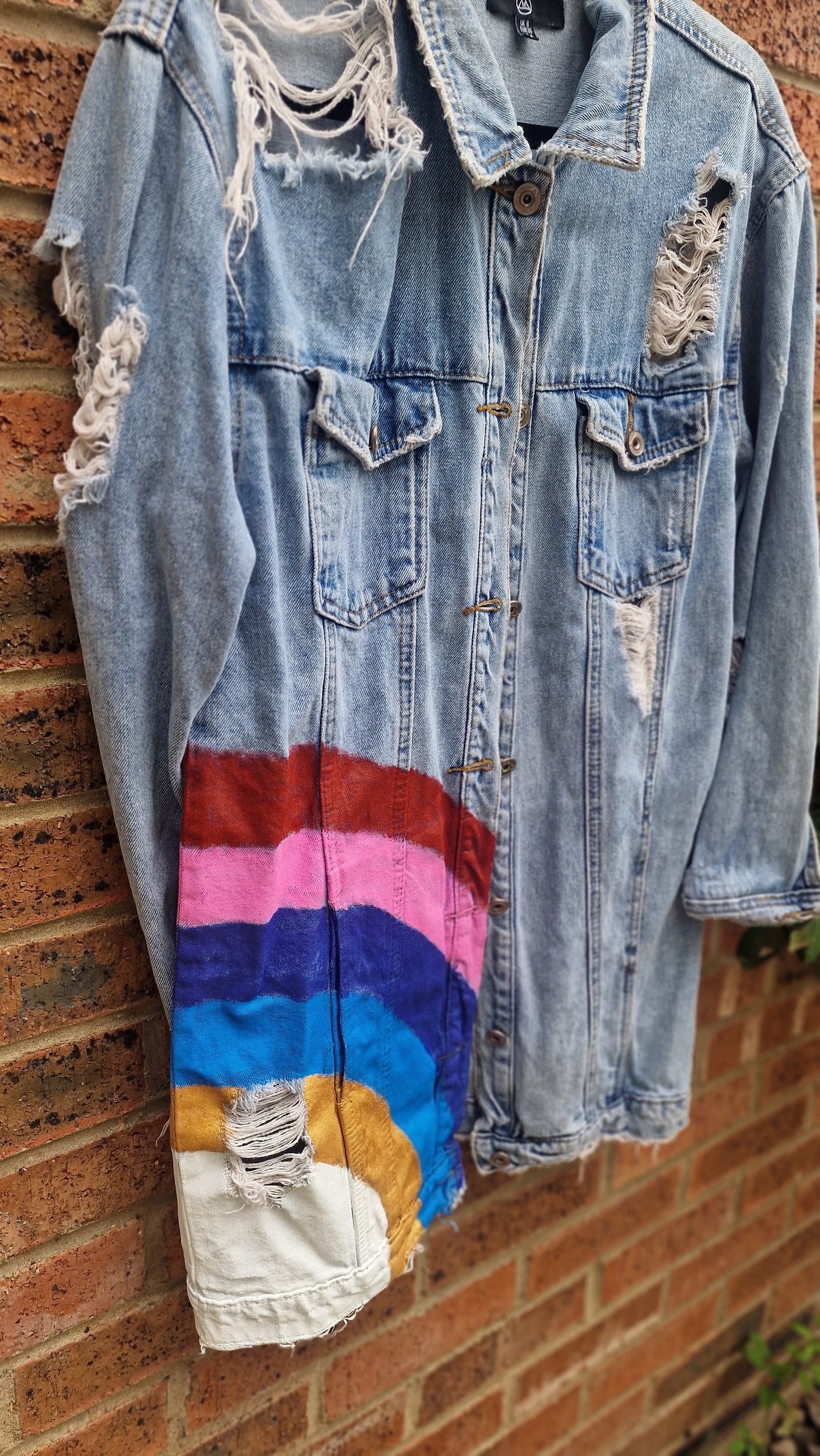 'All We Need is Love' - Denim Jacket