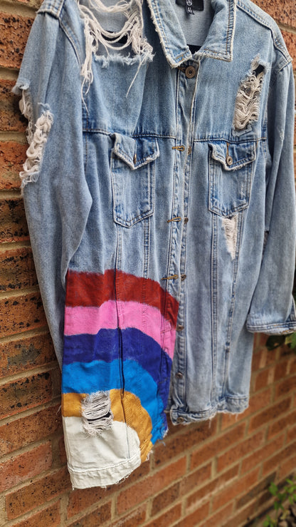 'All We Need is Love' - Denim Jacket