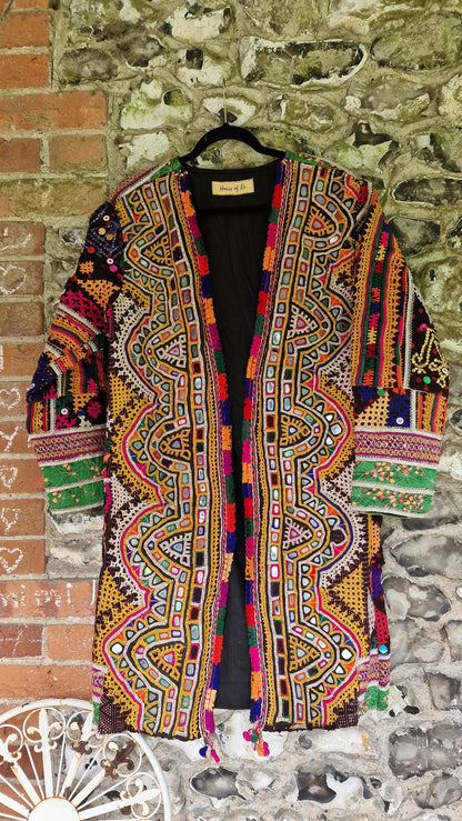 Long Bohemian winter jacket - 4