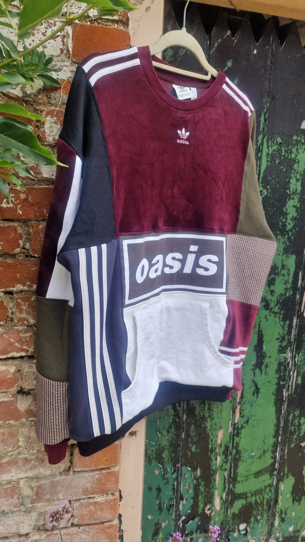 The 'upcycled Supernova' Oasis x adidas jumper