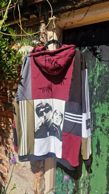 The Upcycled Oasis x adidas hoodie