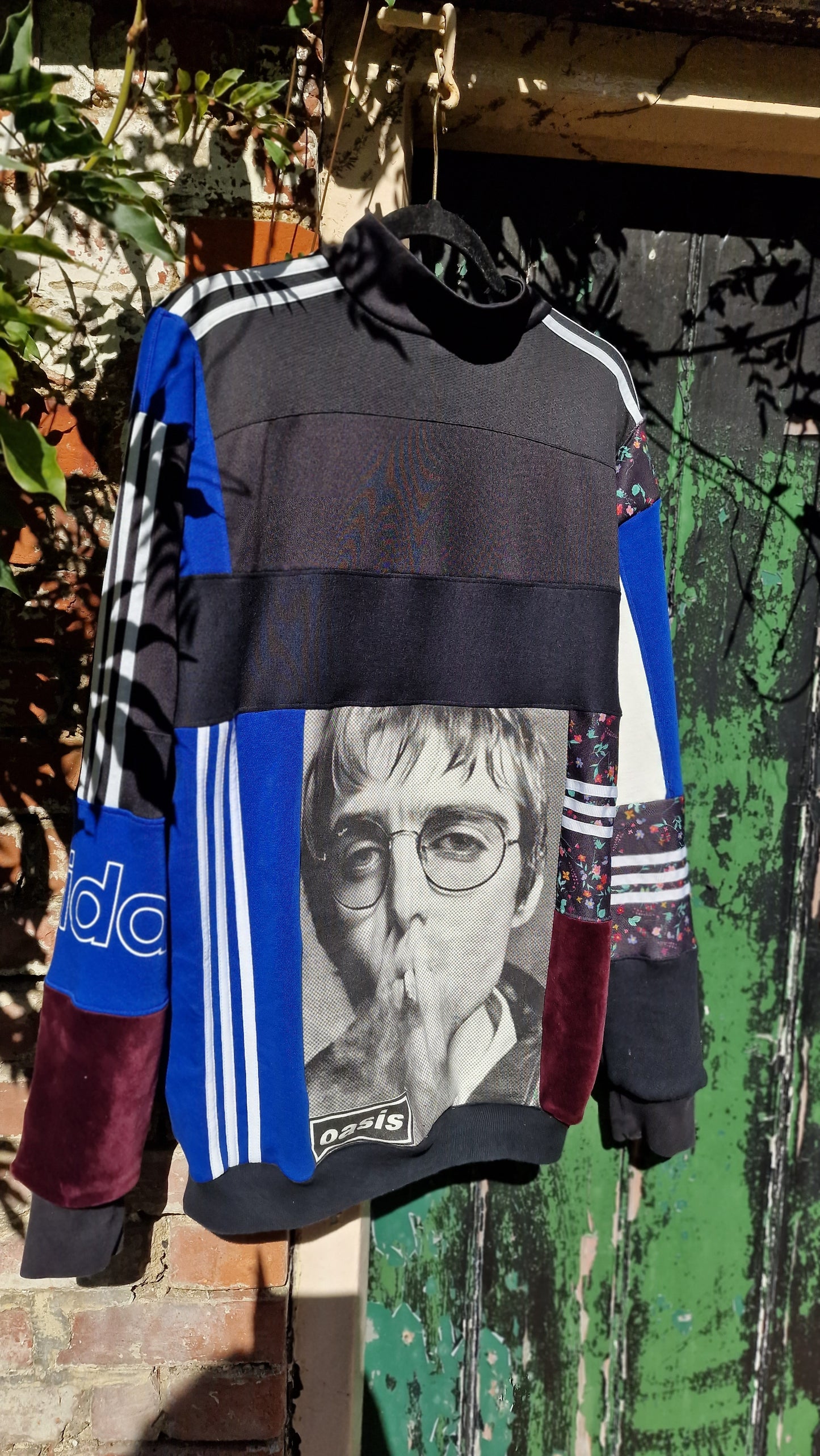 Oasis x adidas Upcycled Floral jumper