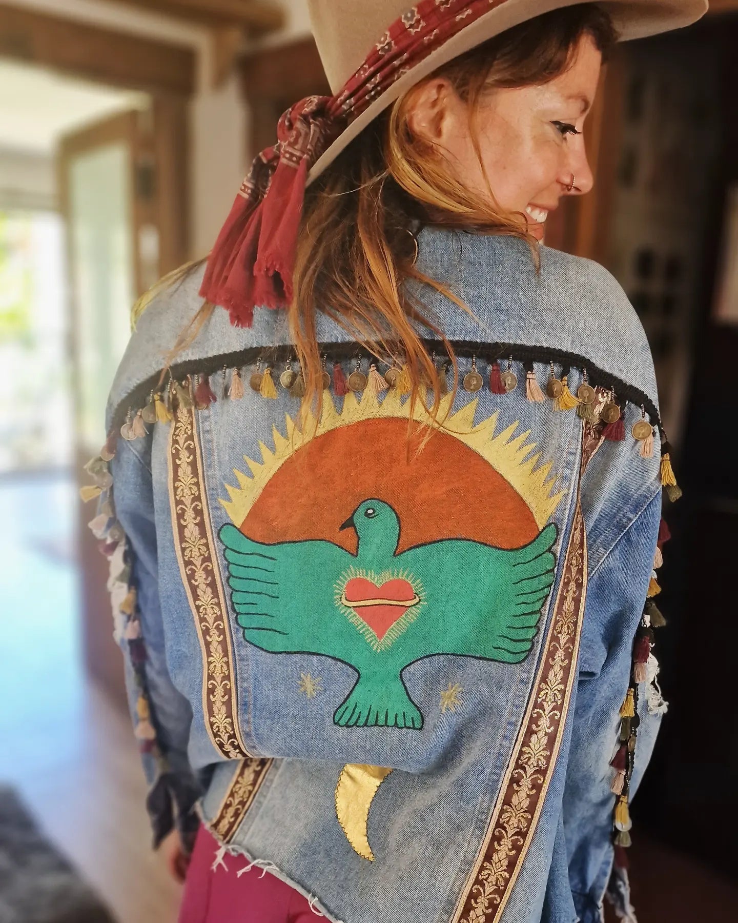 Phoenix Rising Reworked denim Jacket