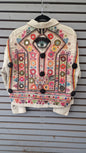 Boho Vintage embellished jacket