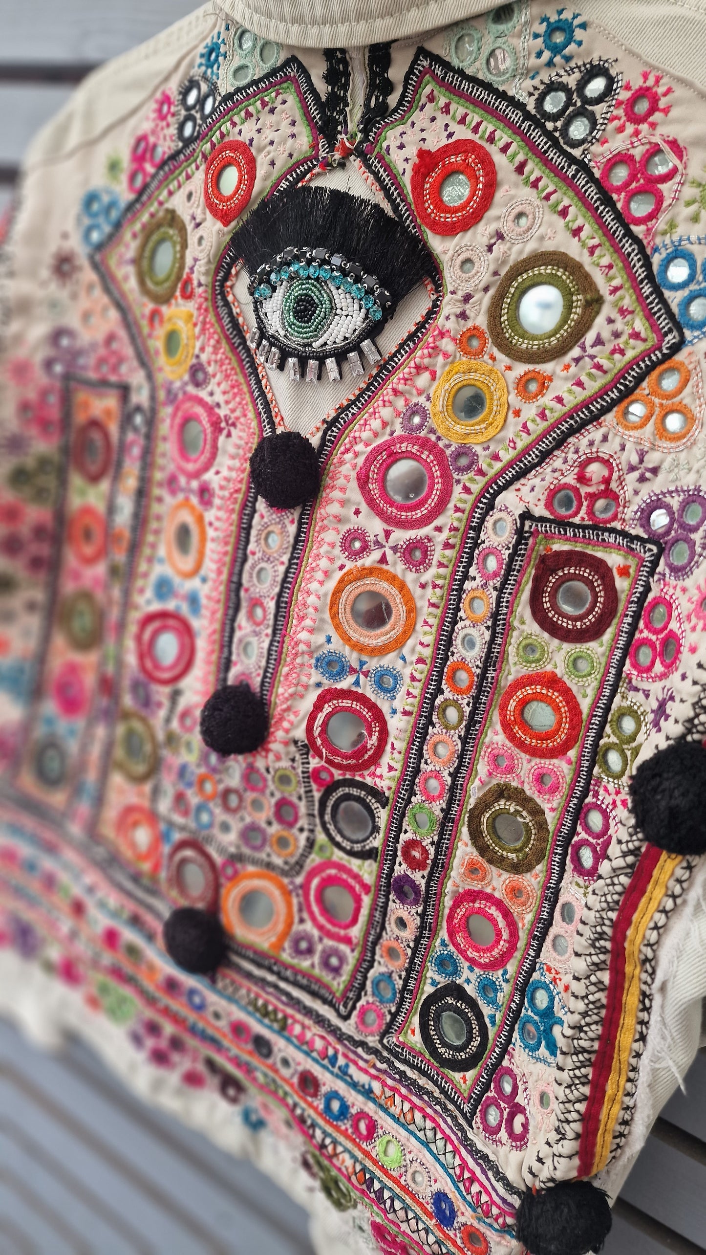 Boho Vintage embellished jacket