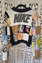 Upcycled patchwork sweater