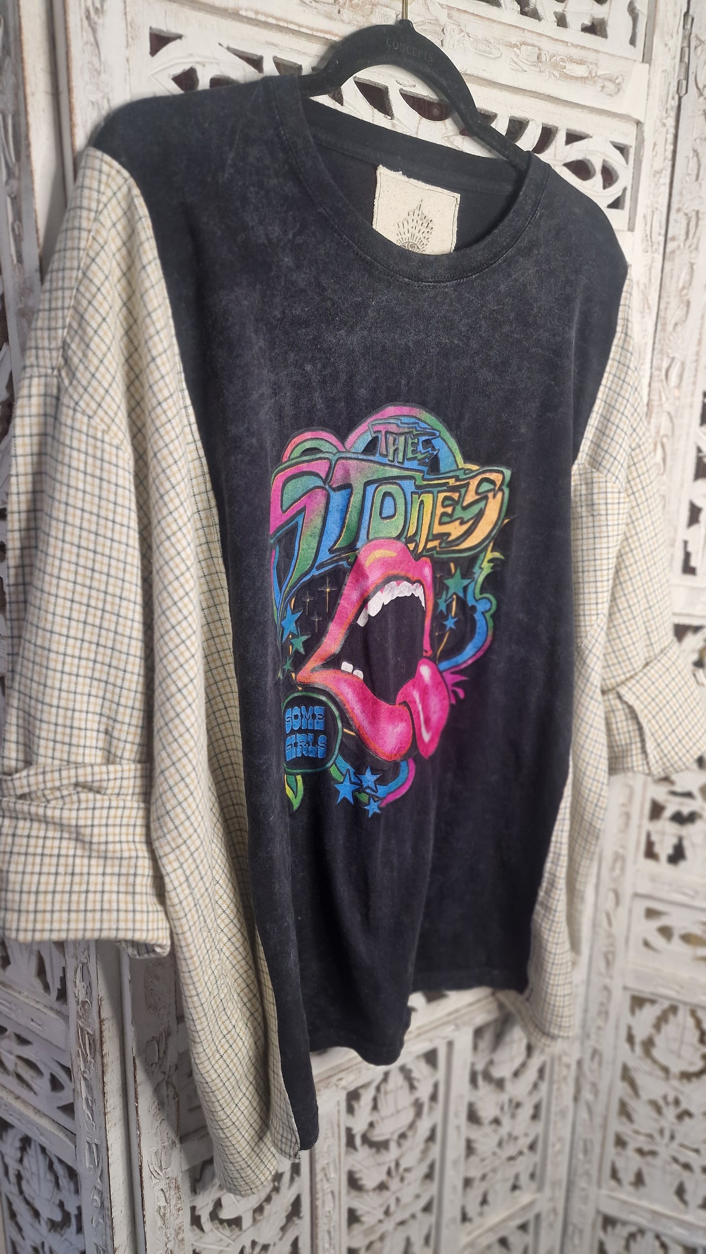 'The Stones' Upcycled Shirt-Tee
