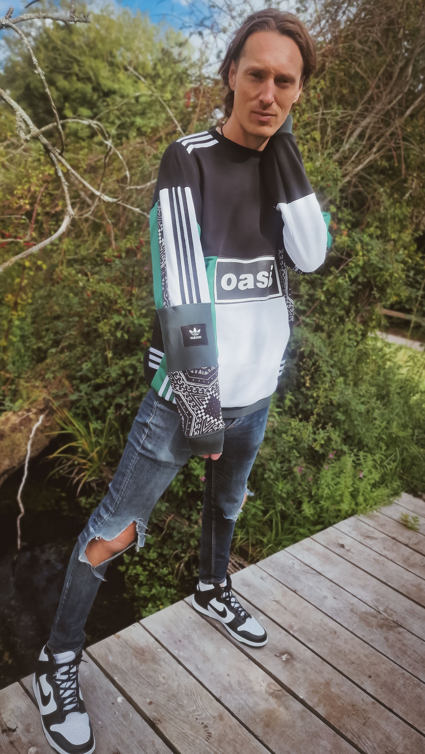 Oasis x adidas Upcycled Jumper