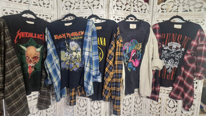 'The Stones' Upcycled Shirt-Tee